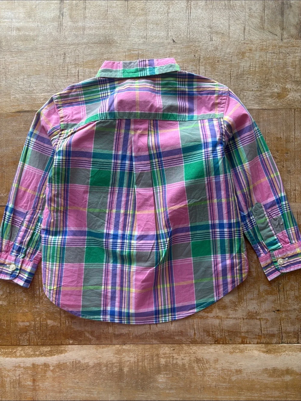 Ralph Lauren Baby Boy Plaid Shirt size 18m